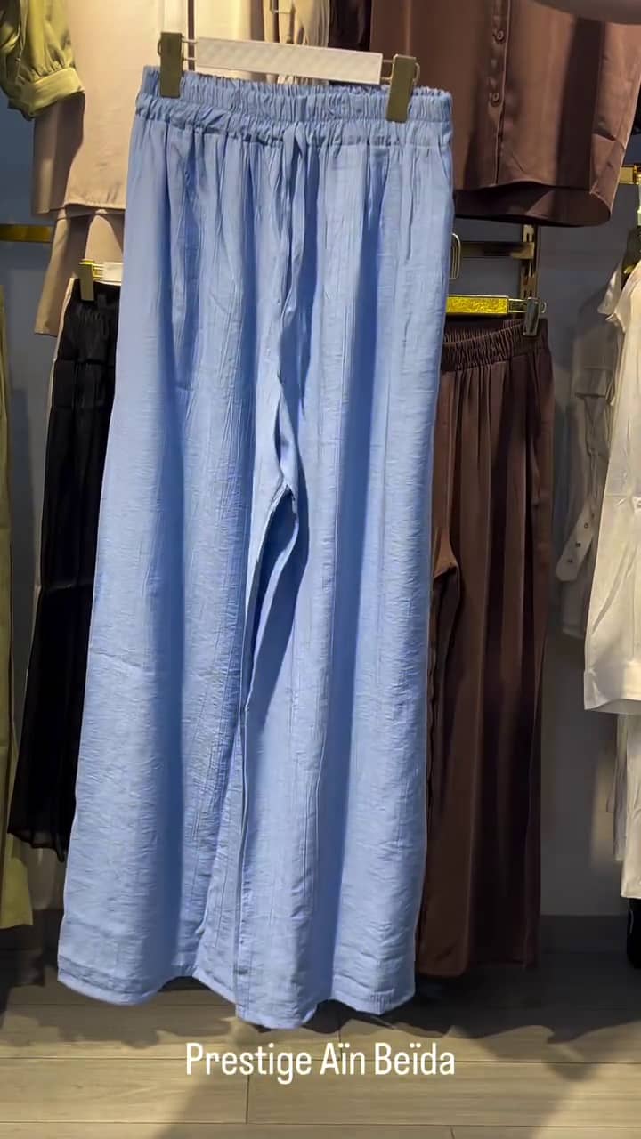 Ensemble 2 Pièces Chemise Col Croisé Noué & Pantalon Large — Style Lin