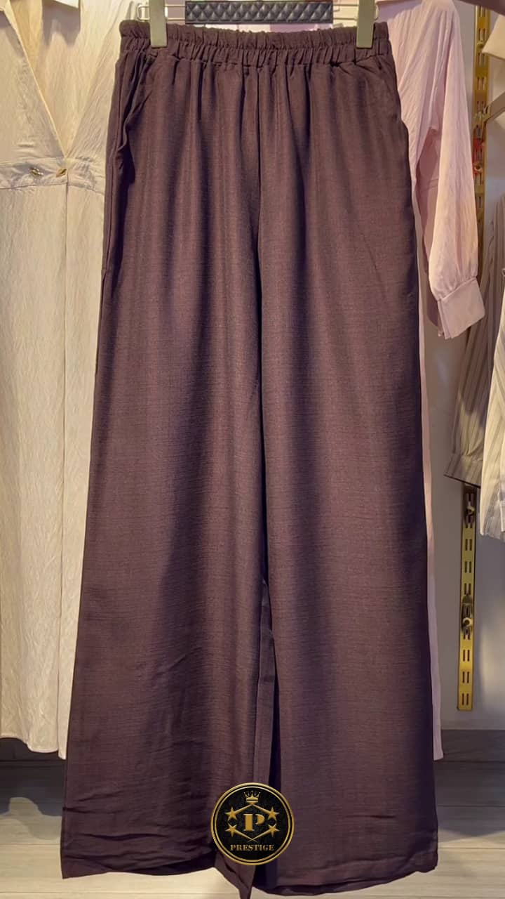 Ensemble 2 Pièces Chemise Rayée avec Cravate & Jupe-Culotte — Lin Top Qualité