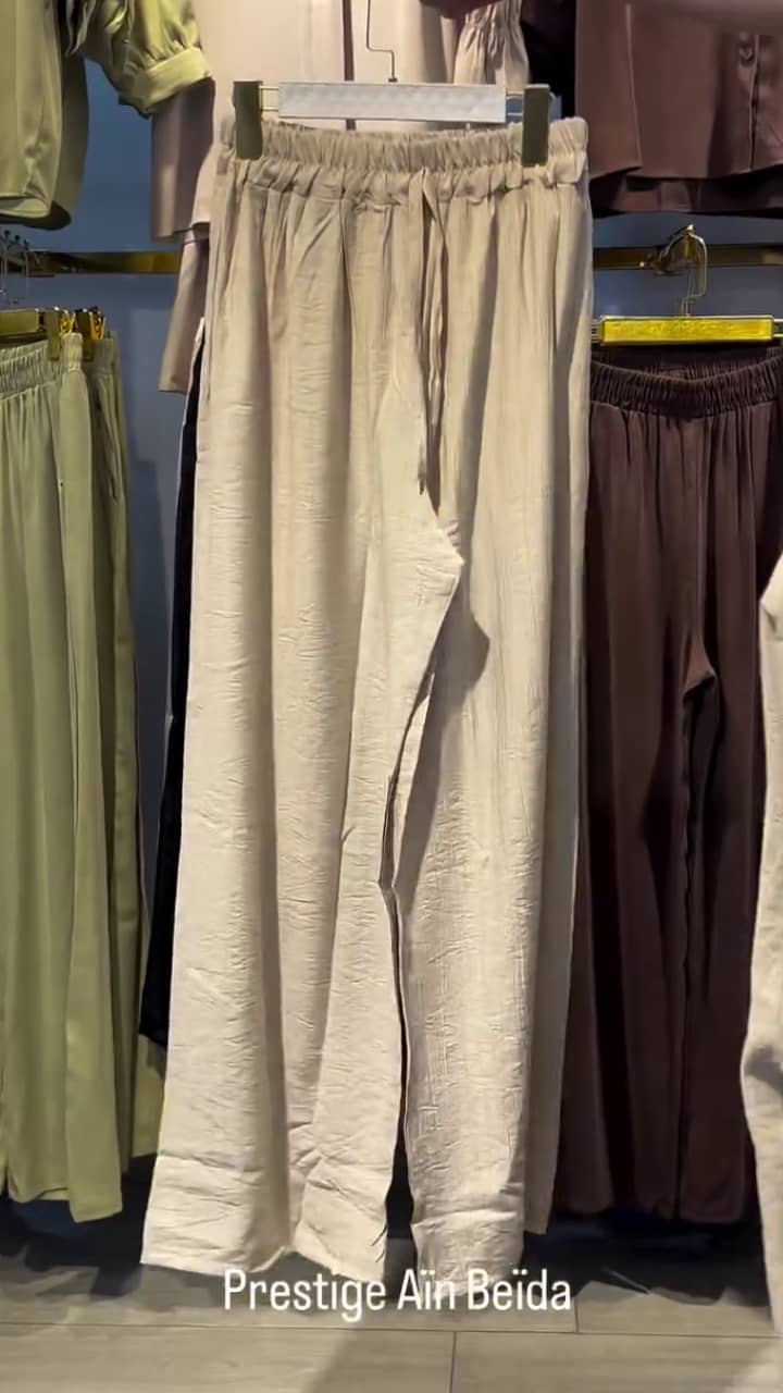 Ensemble 2 Pièces Chemise Col Croisé Noué & Pantalon Large — Style Lin