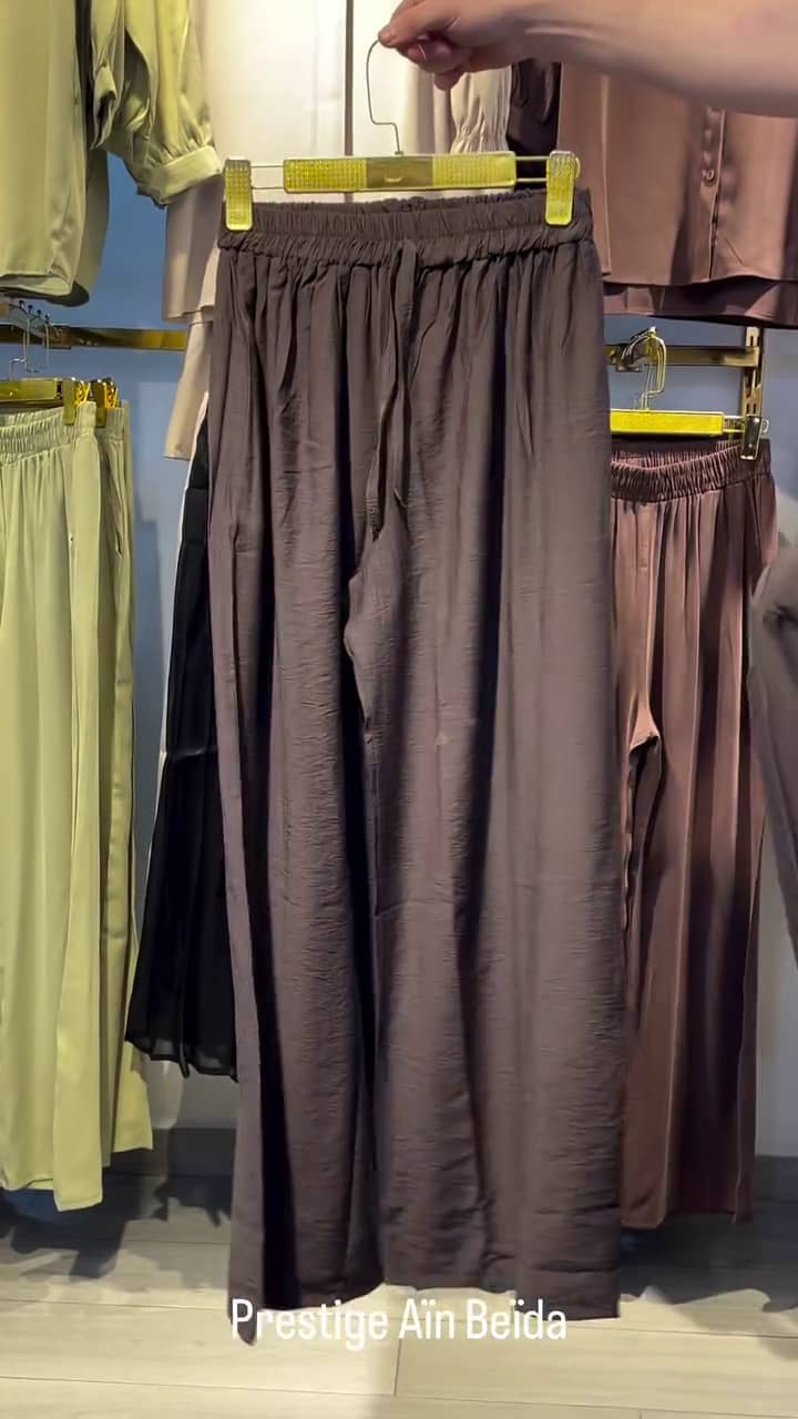Ensemble 2 Pièces Chemise Col Croisé Noué & Pantalon Large — Style Lin