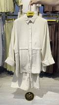 Ensemble 2 Pièces Chemise & Pantalon Large - Taille standard